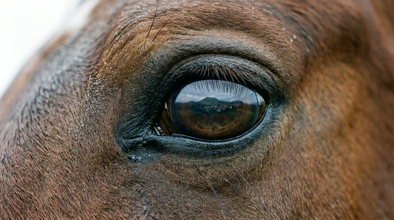 Un regard de cheval au ECURIES PONTAVY, Veyre-Monton